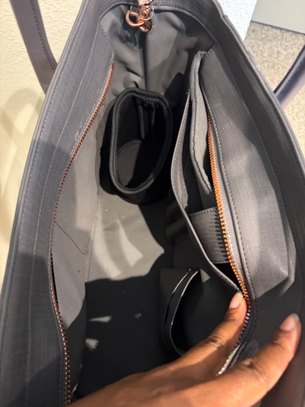 Dagne Dover Signature Legand Coated Canvas Tote - Picture 6 of 9